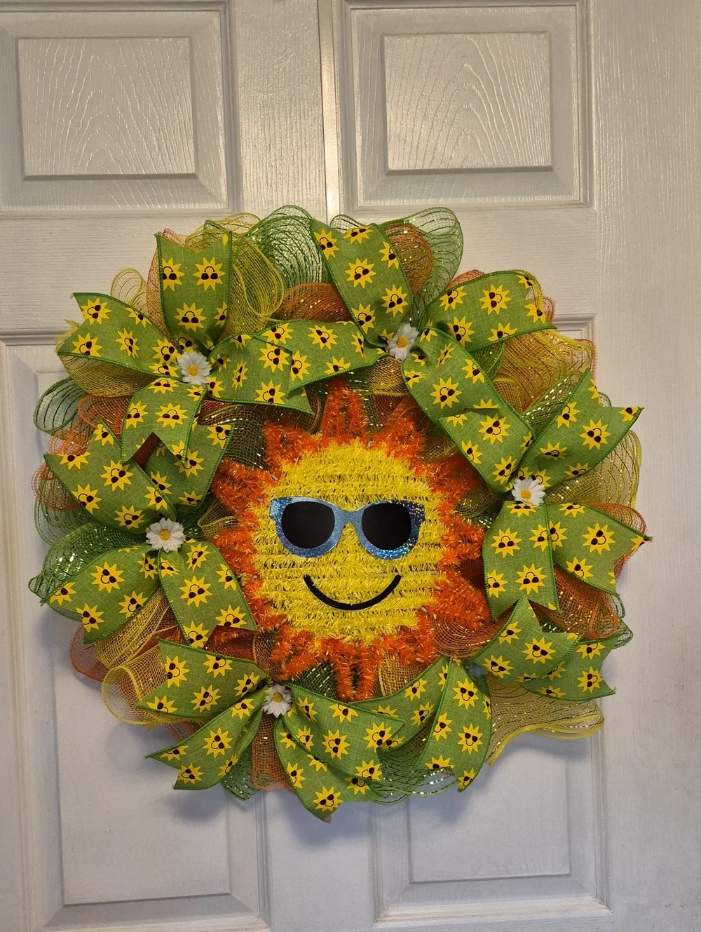 Wreath, Door Decoration, Bright & Happy Sunshine